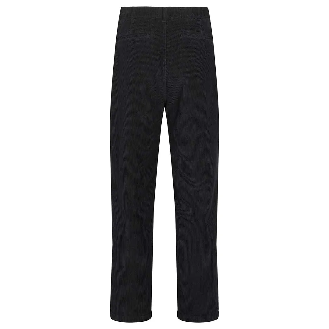 BY GARMENT MAKERS Buster Corduroy Pants jet black