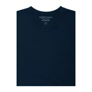 Cadet Blue Premium Imported V Neck T-shirt