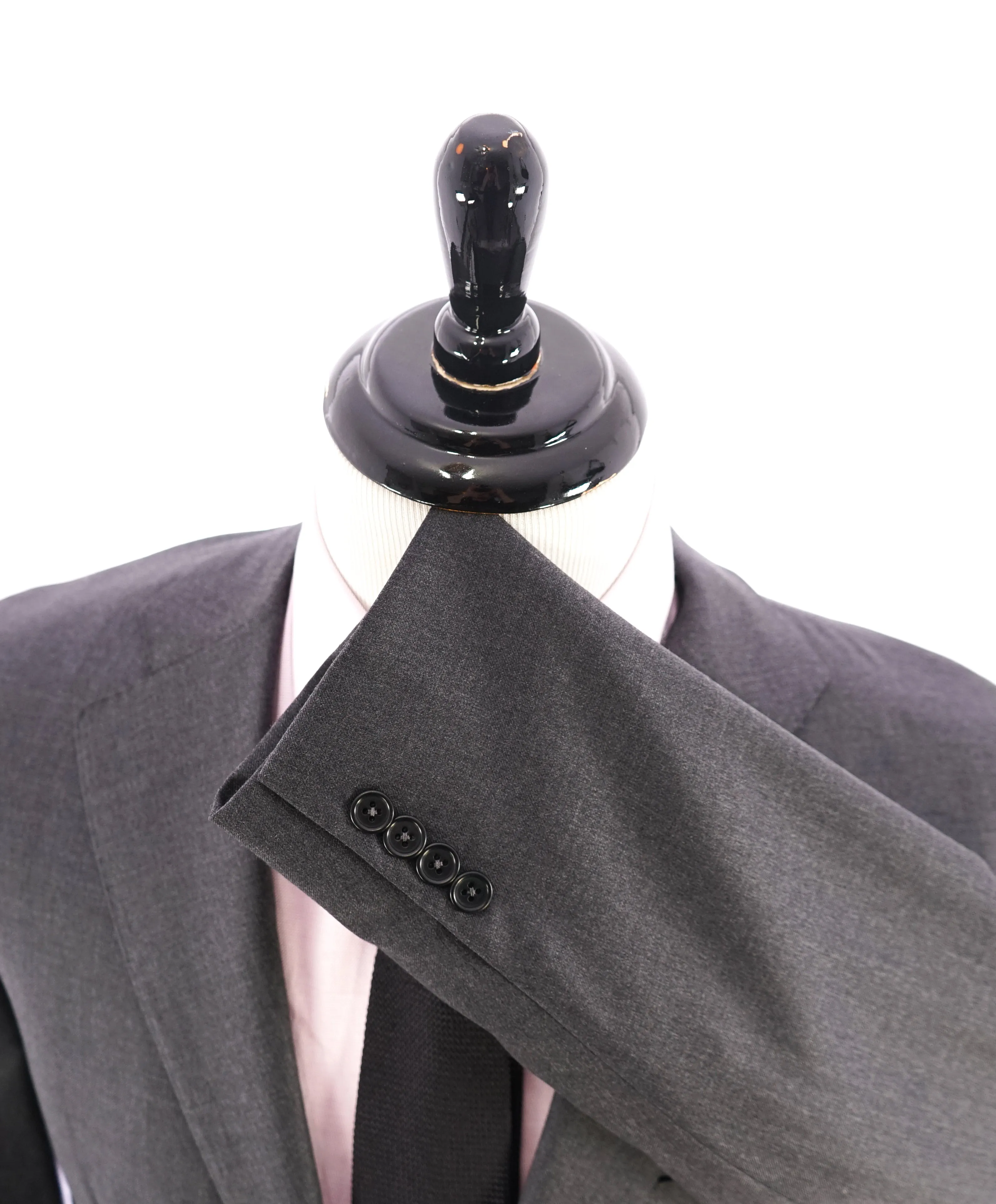 CANALI - Gray Charcoal *CLOSET STAPLE* Notch Lapel Iconic Suit -  44R
