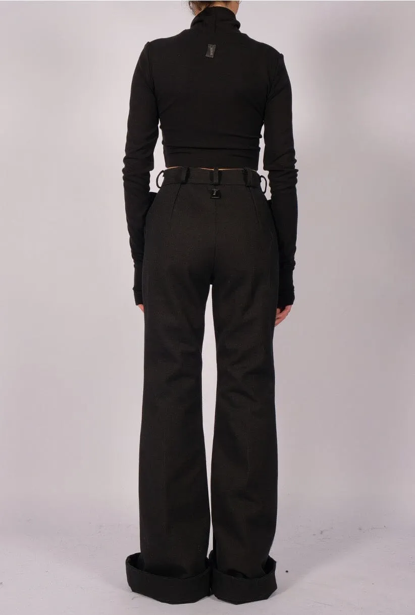 Canvas  Bootcut Slim Trouser