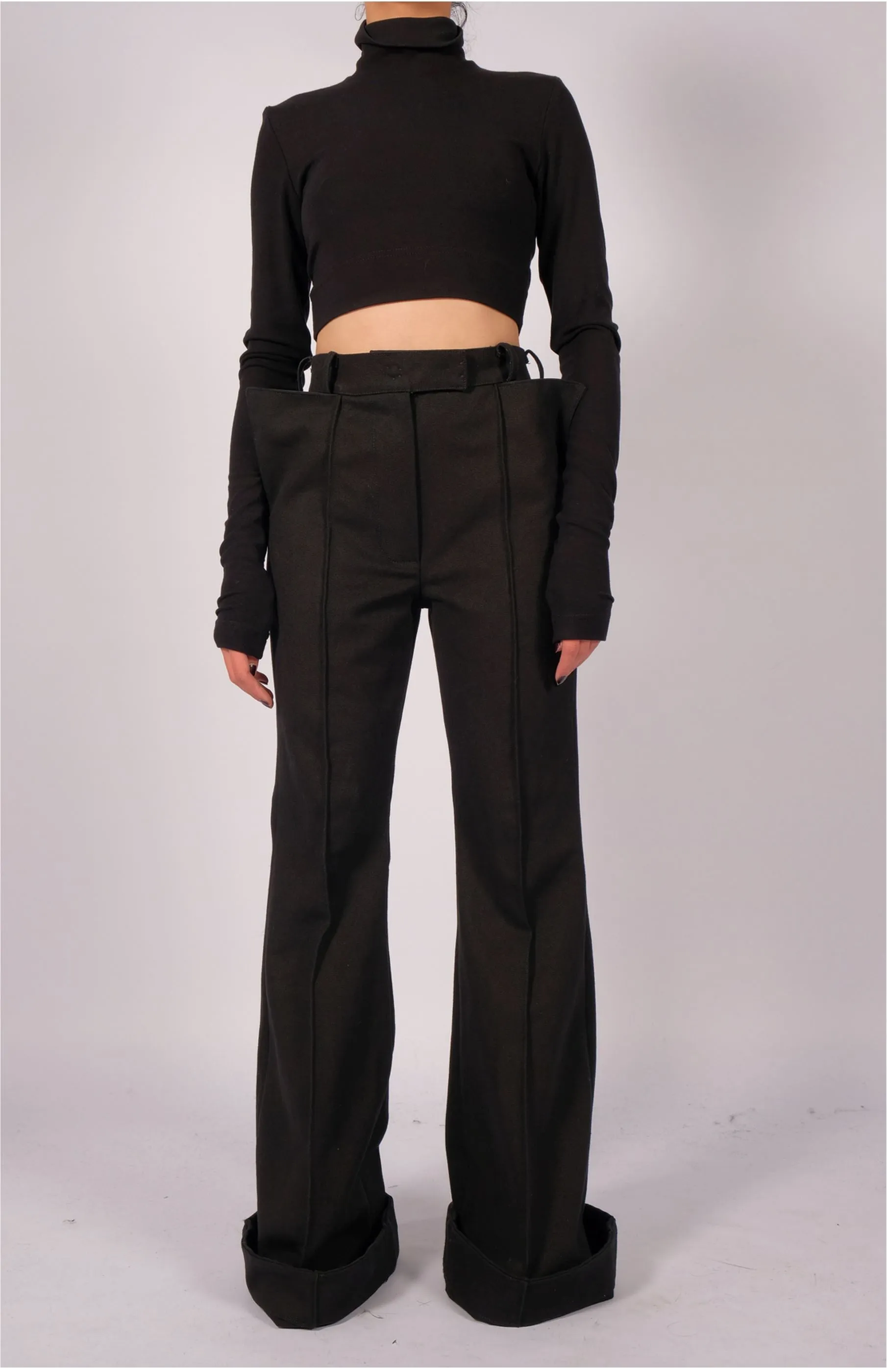 Canvas  Bootcut Slim Trouser