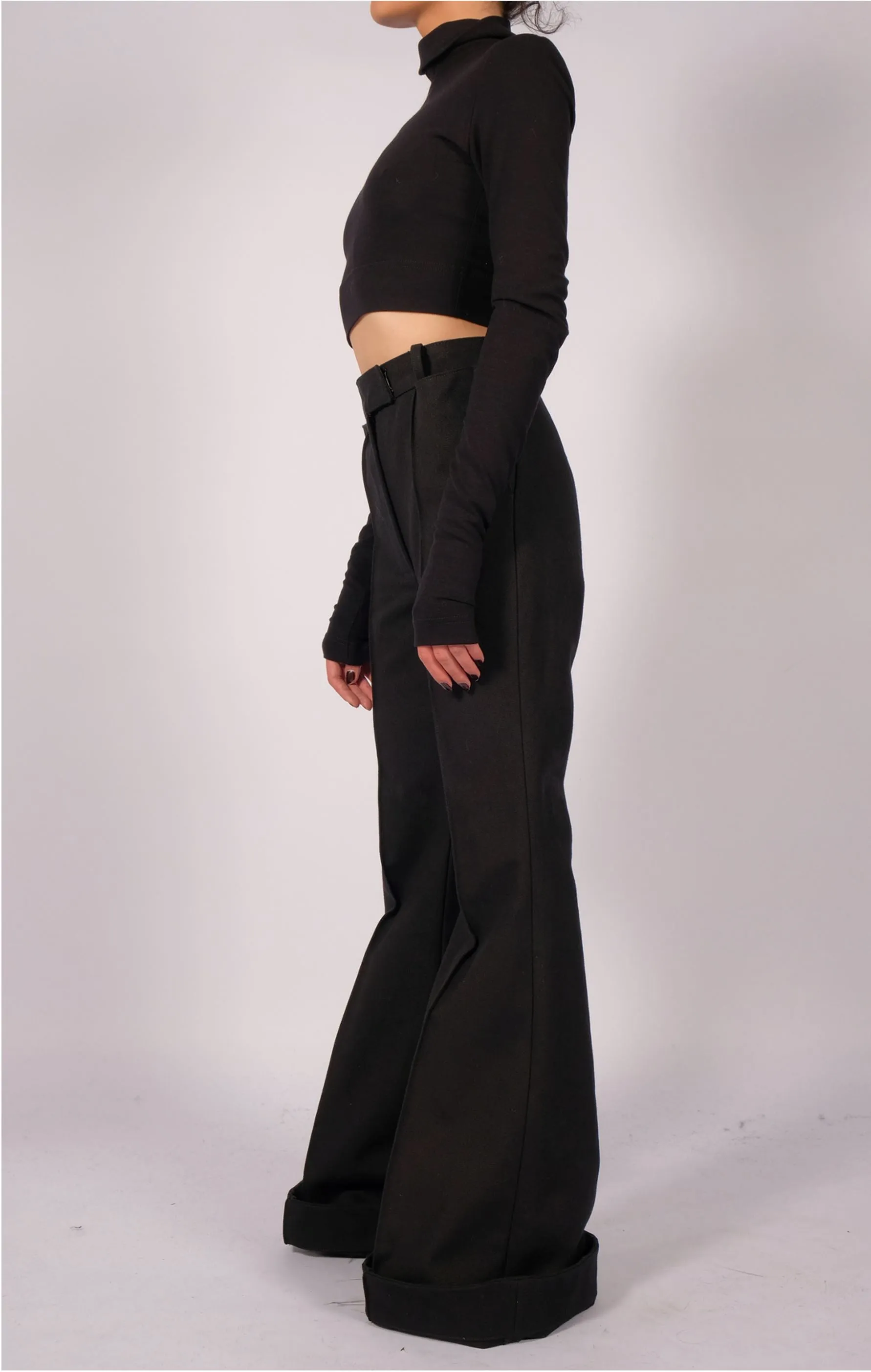Canvas  Bootcut Slim Trouser