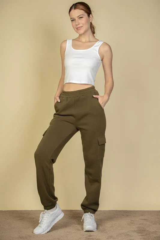 Capella Side Pocket Drawstring Waist Sweatpants
