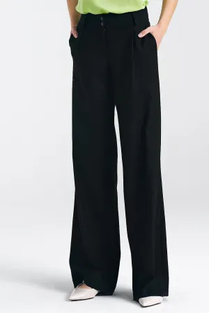 Capri Blue Wide-Leg Trousers