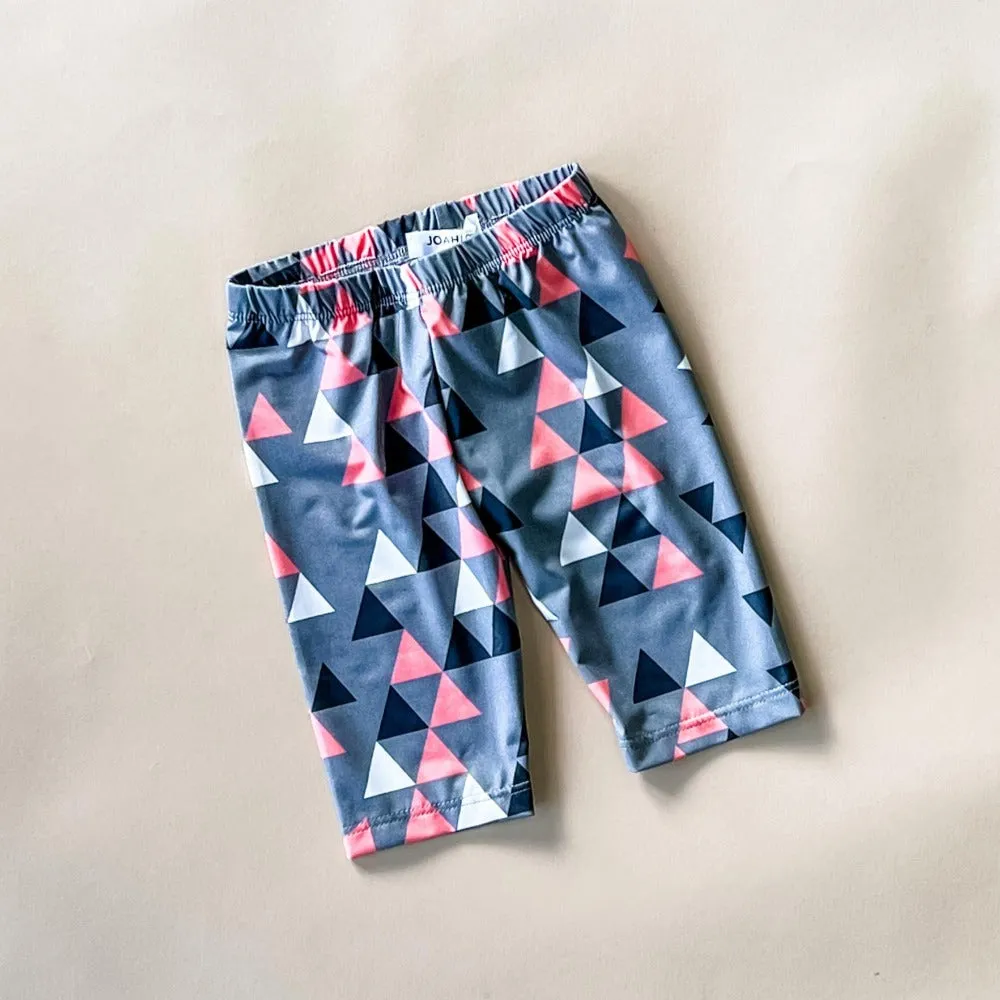 Capri-Triangle leggings | Titanium