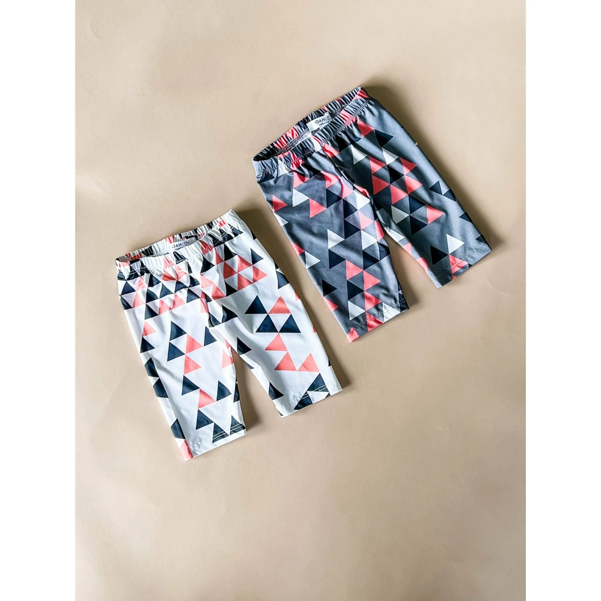 Capri-Triangle leggings | White