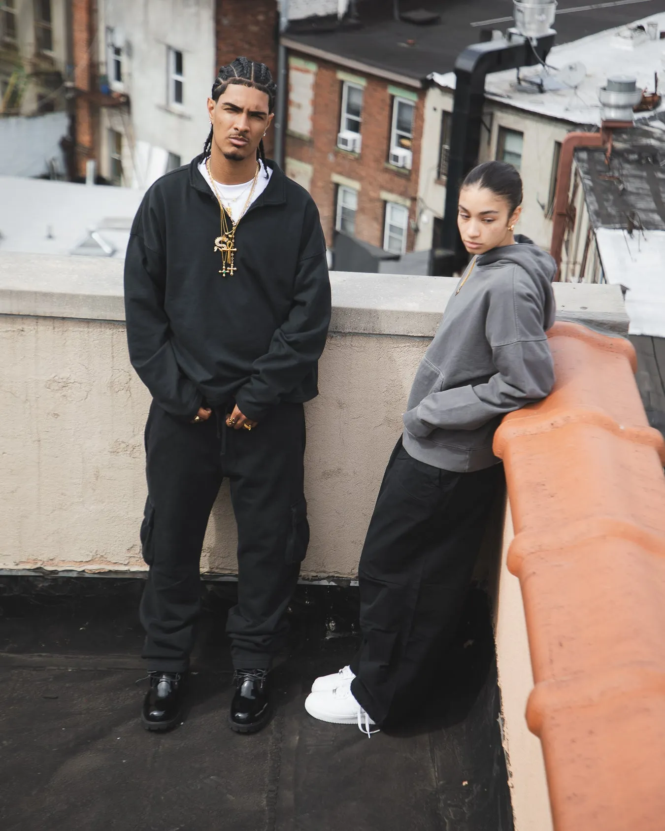 Cargo Sweatpants - Vintage Black