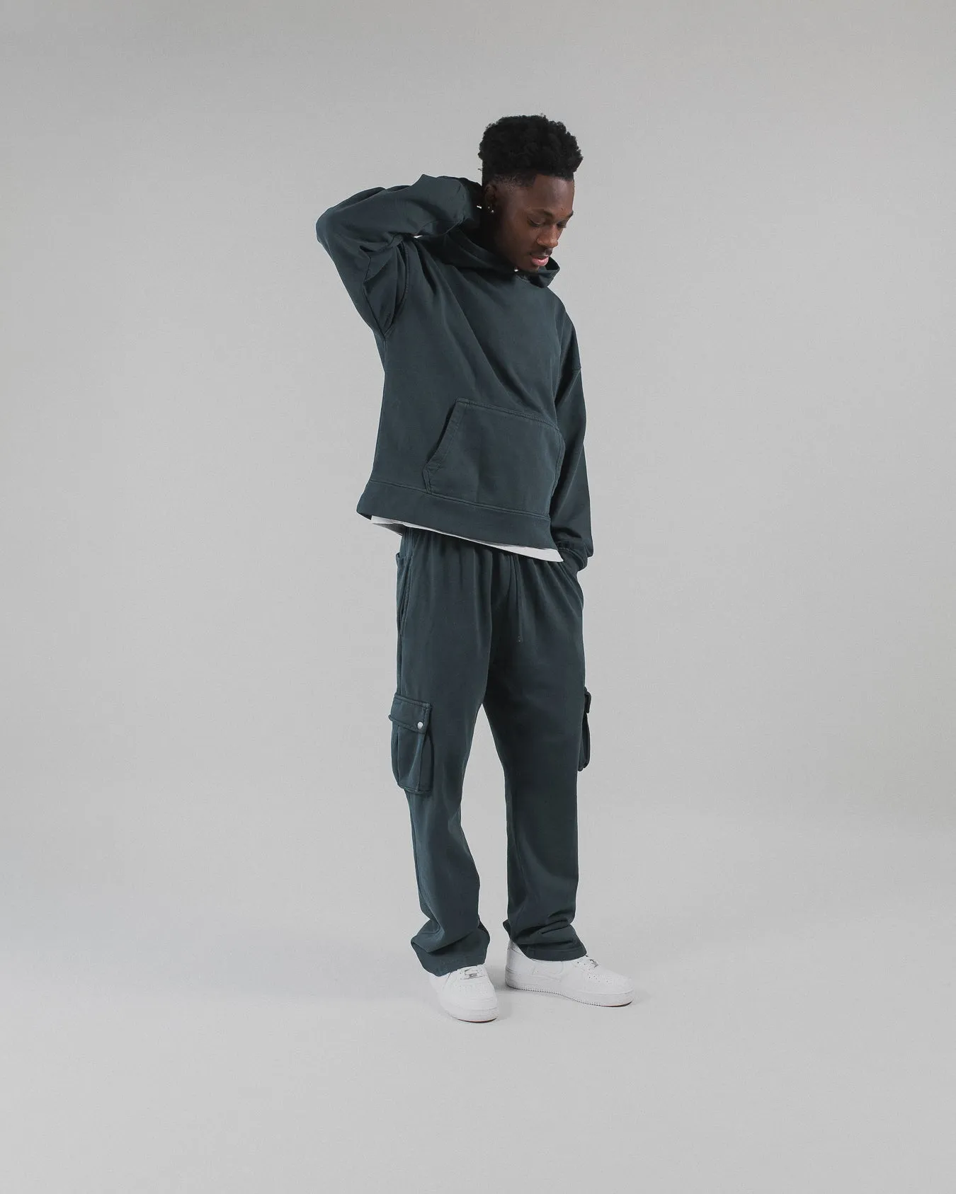 Cargo Sweatpants - Vintage Teal