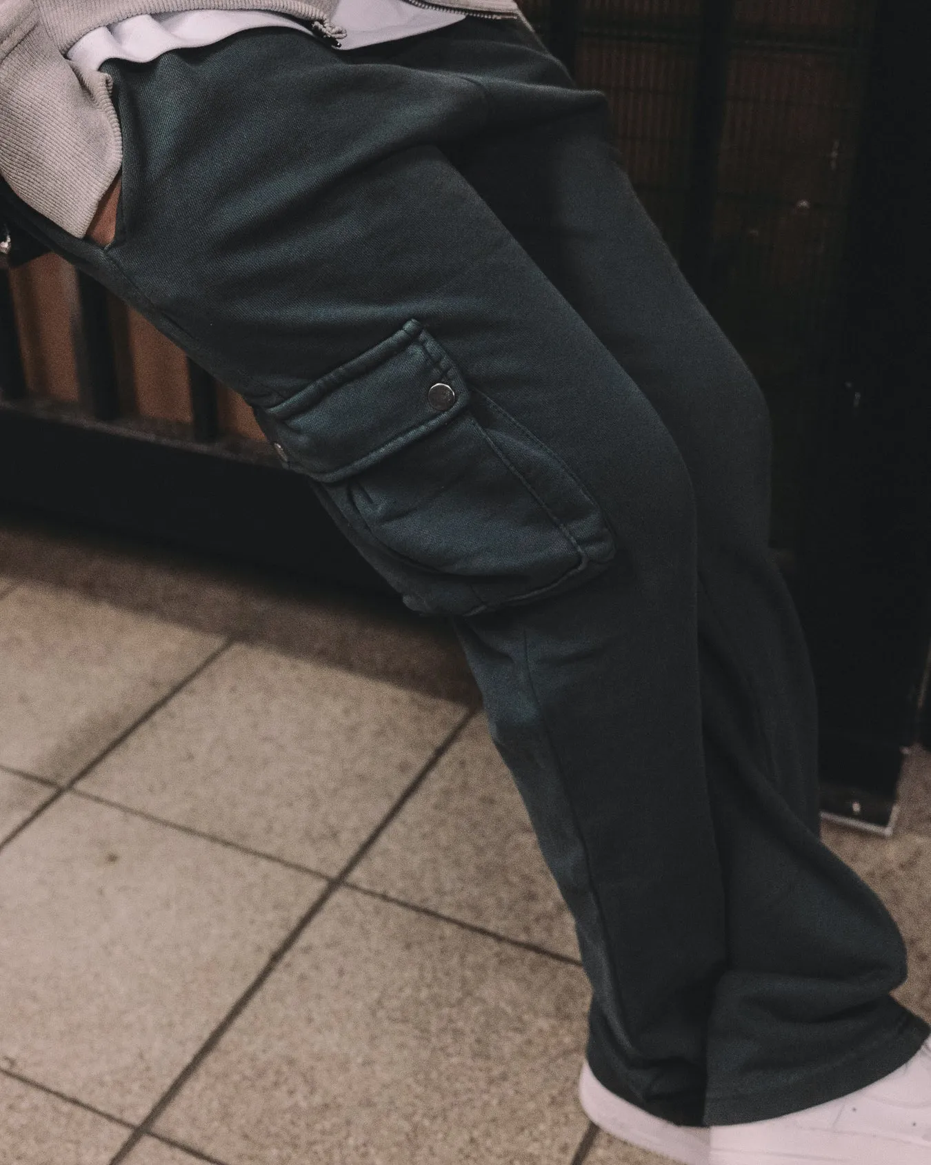 Cargo Sweatpants - Vintage Teal