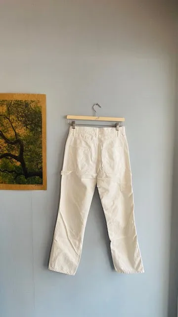 Carpenter Denim in White