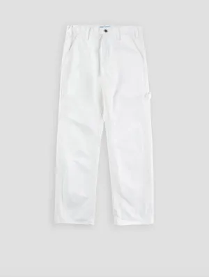 Carpenter Denim in White