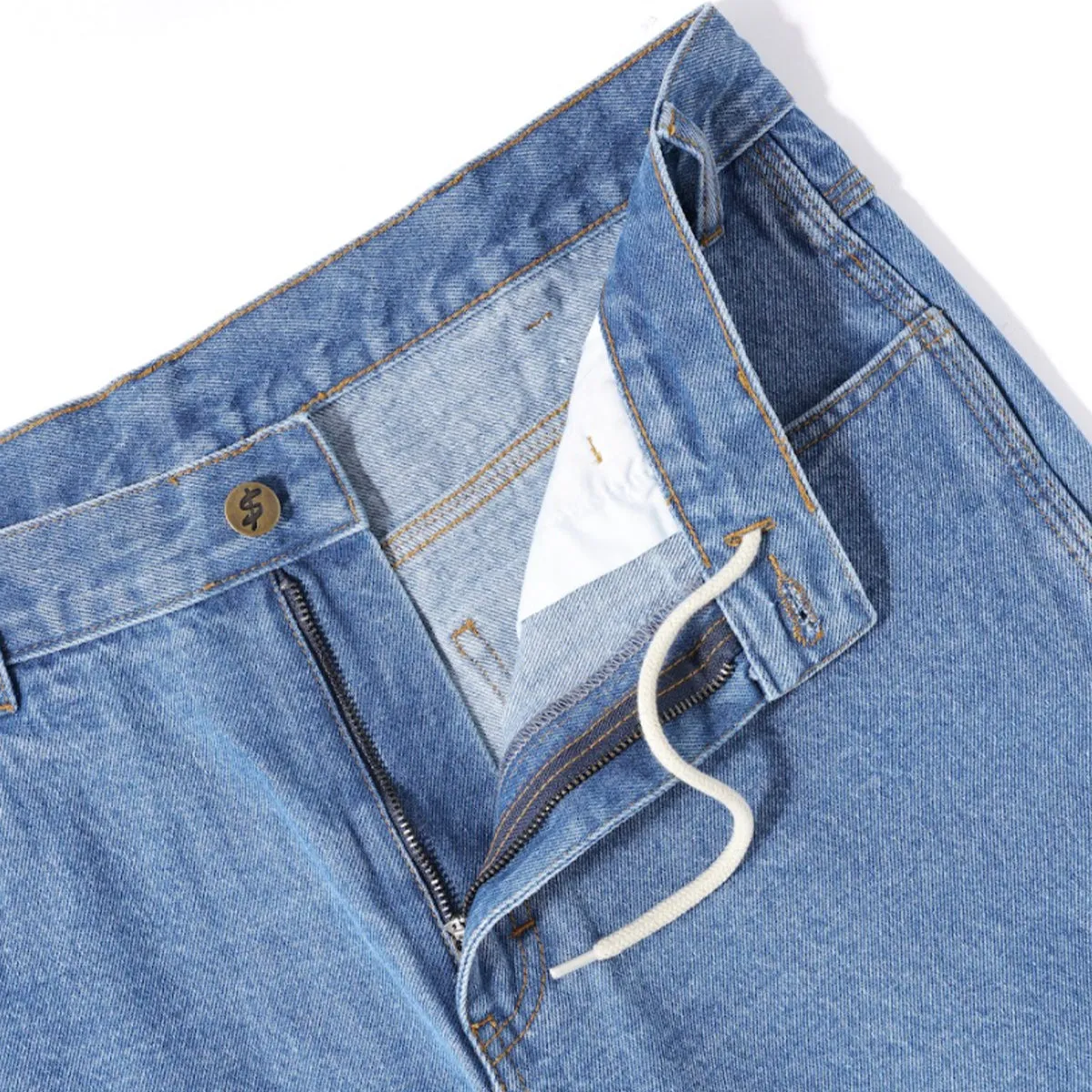 Cash Only - Baggy Denim Mens Pants Washed Indigo