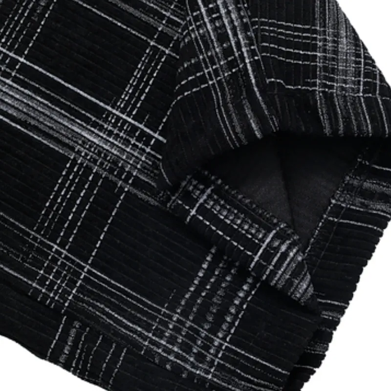 Casual Loose Check Sweatpants