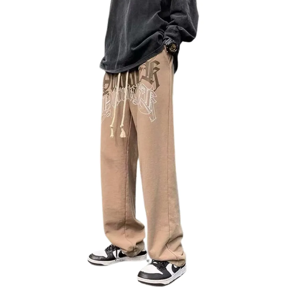 Characterized Letter Drawstring Sweatpants