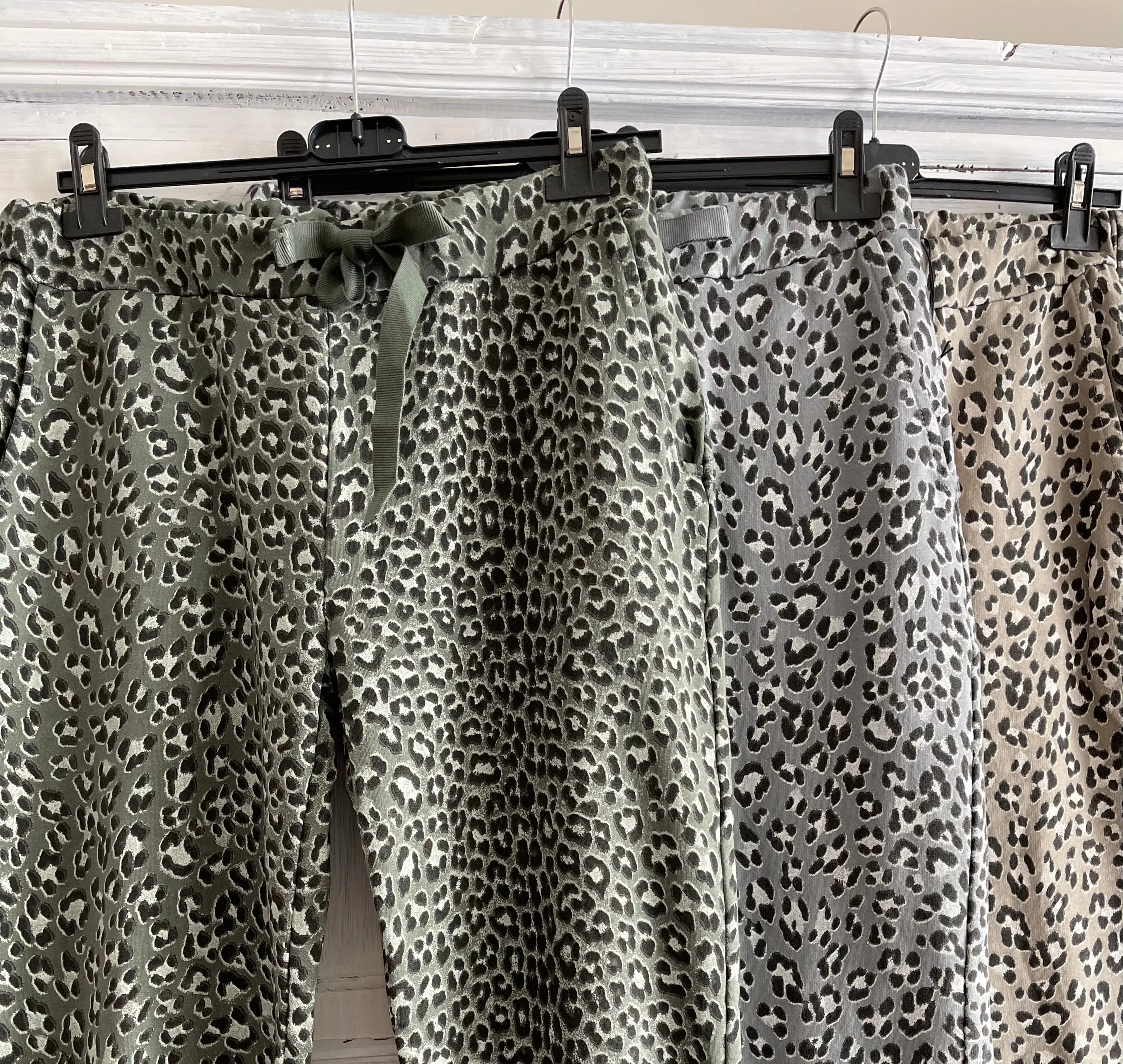 Cheetah joggers