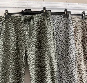 Cheetah joggers