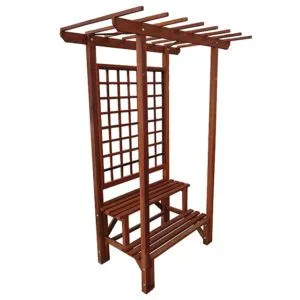 Chengai Wood Orchid Stand (4 ft L x 22 W x 6 ft H)
