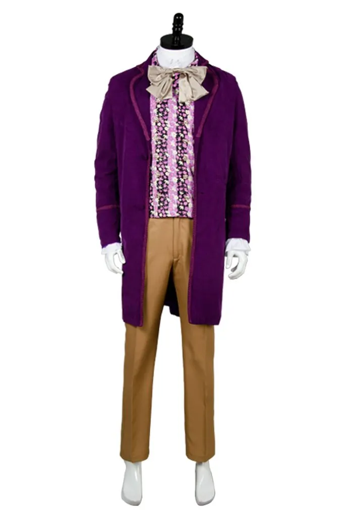 Chocolate Factory 1971 Costume Cosplay Outfit