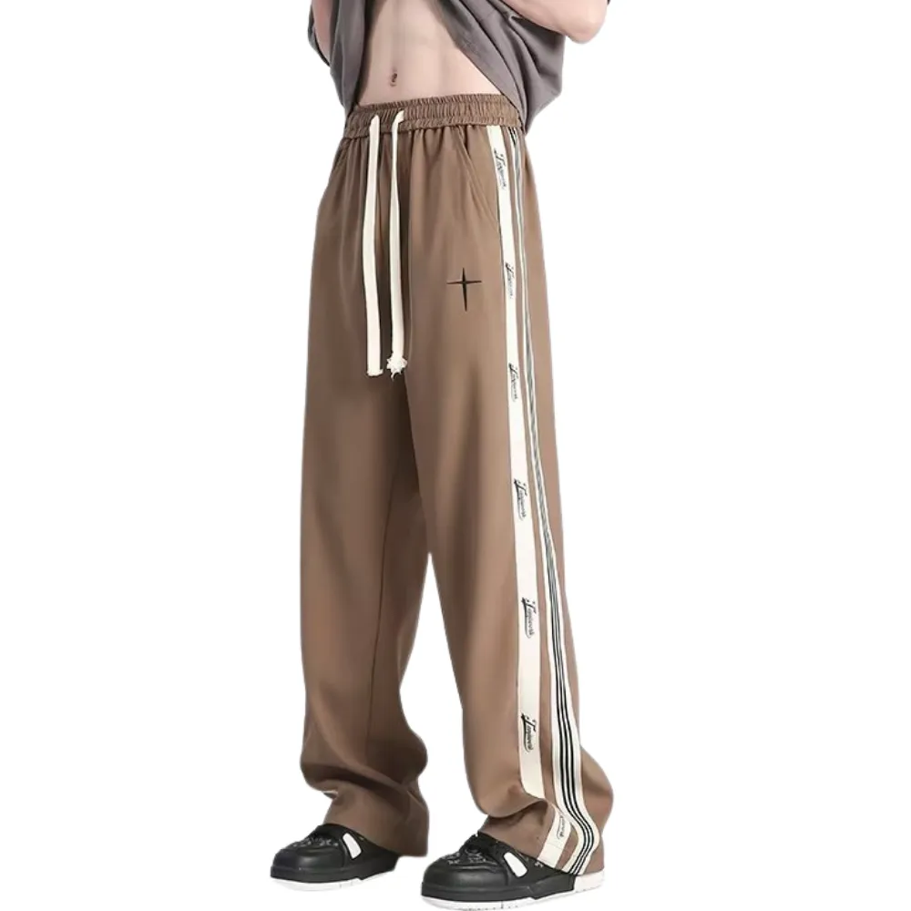 Classic Side Stripe Lettering Sweatpants