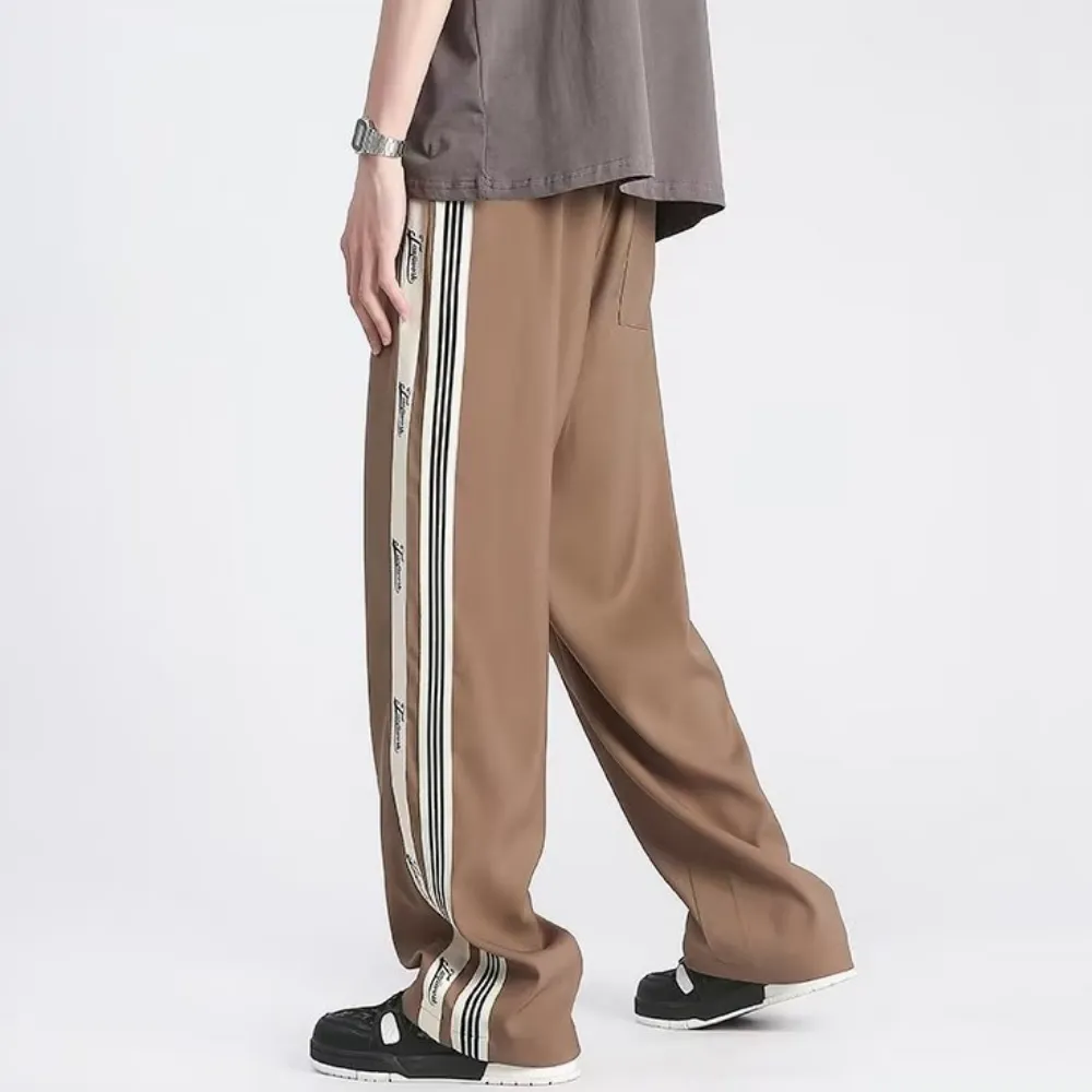 Classic Side Stripe Lettering Sweatpants