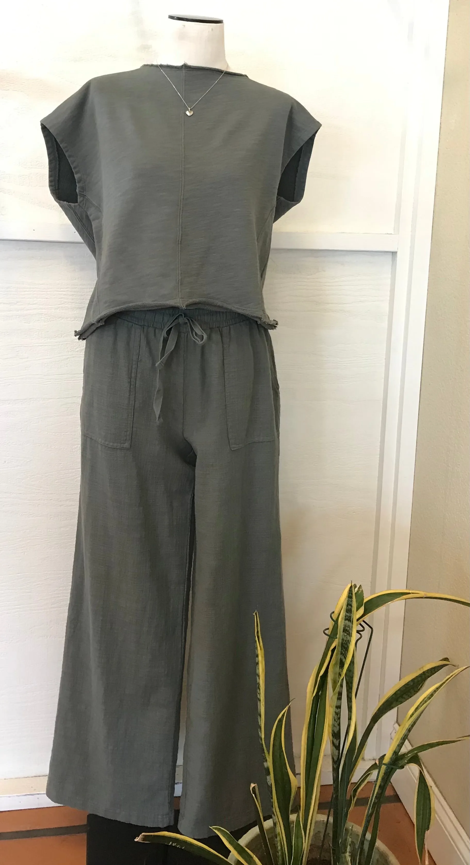 CLAUDIA WIDE LEG SWEATPANTS