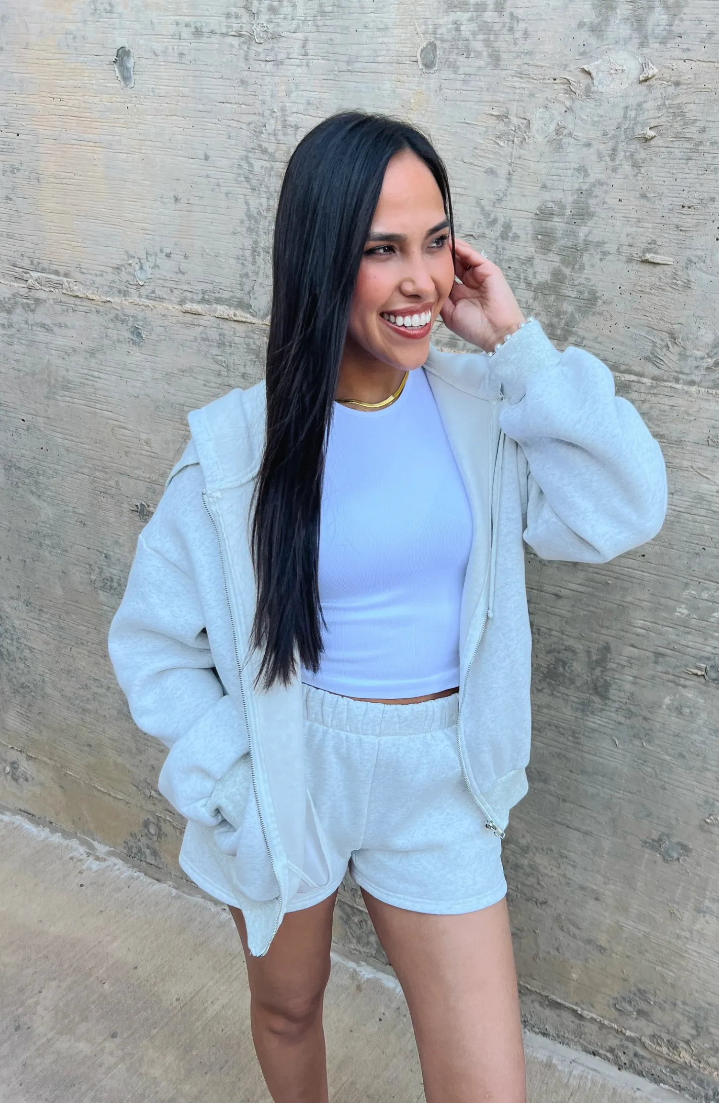 CLOUD NINE  ZIP UP HOODIE