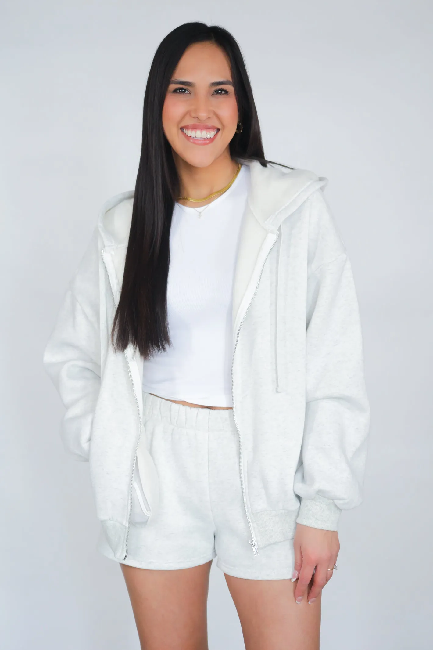 CLOUD NINE  ZIP UP HOODIE