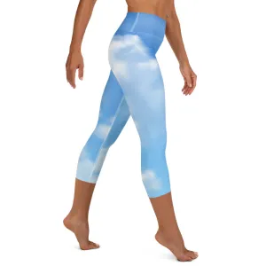 Clouds High-waist Yoga Capri Leggings