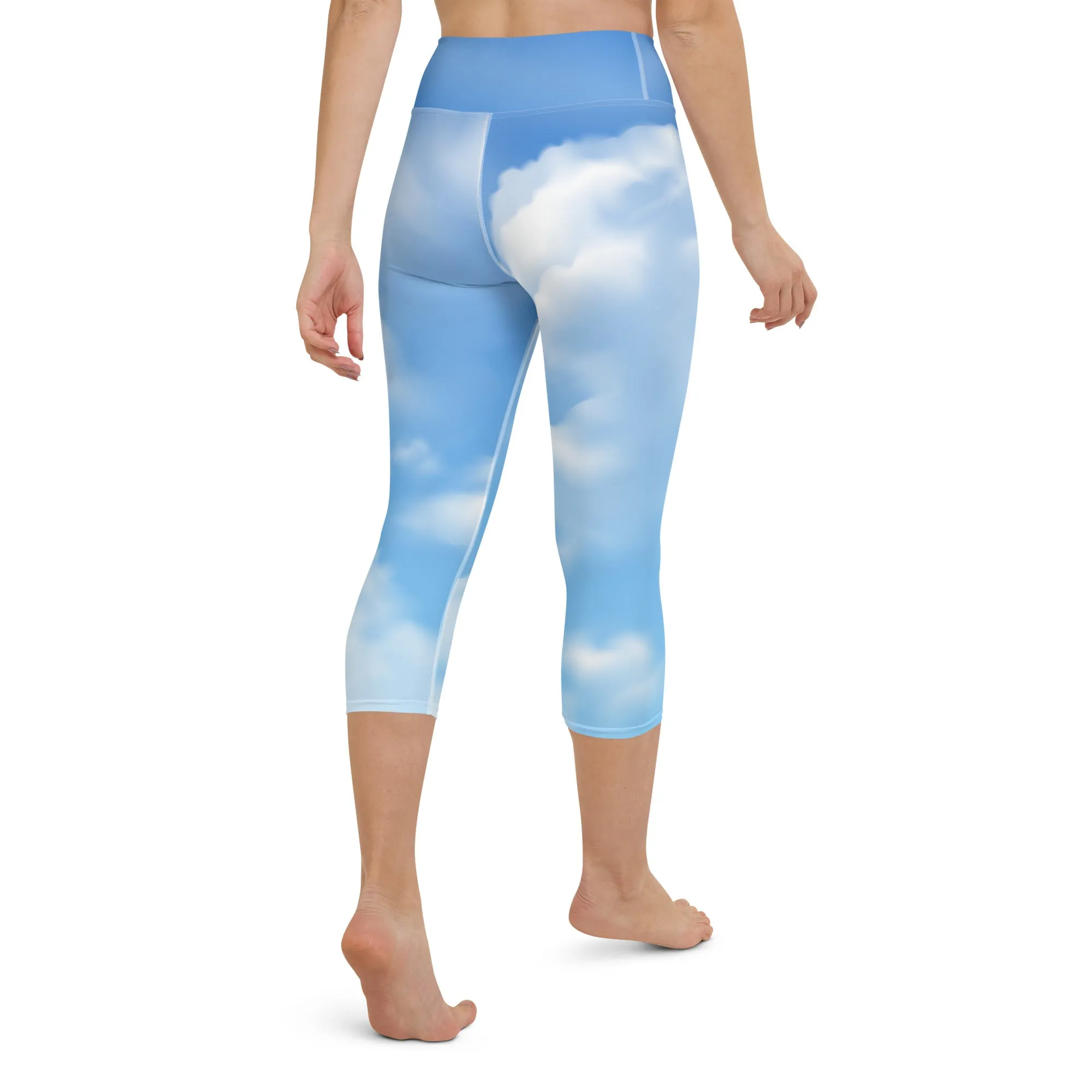 Clouds High-waist Yoga Capri Leggings
