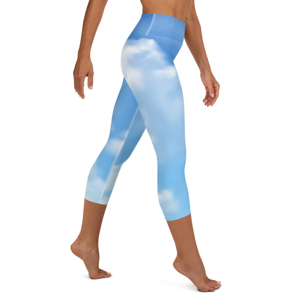 Clouds High-waist Yoga Capri Leggings