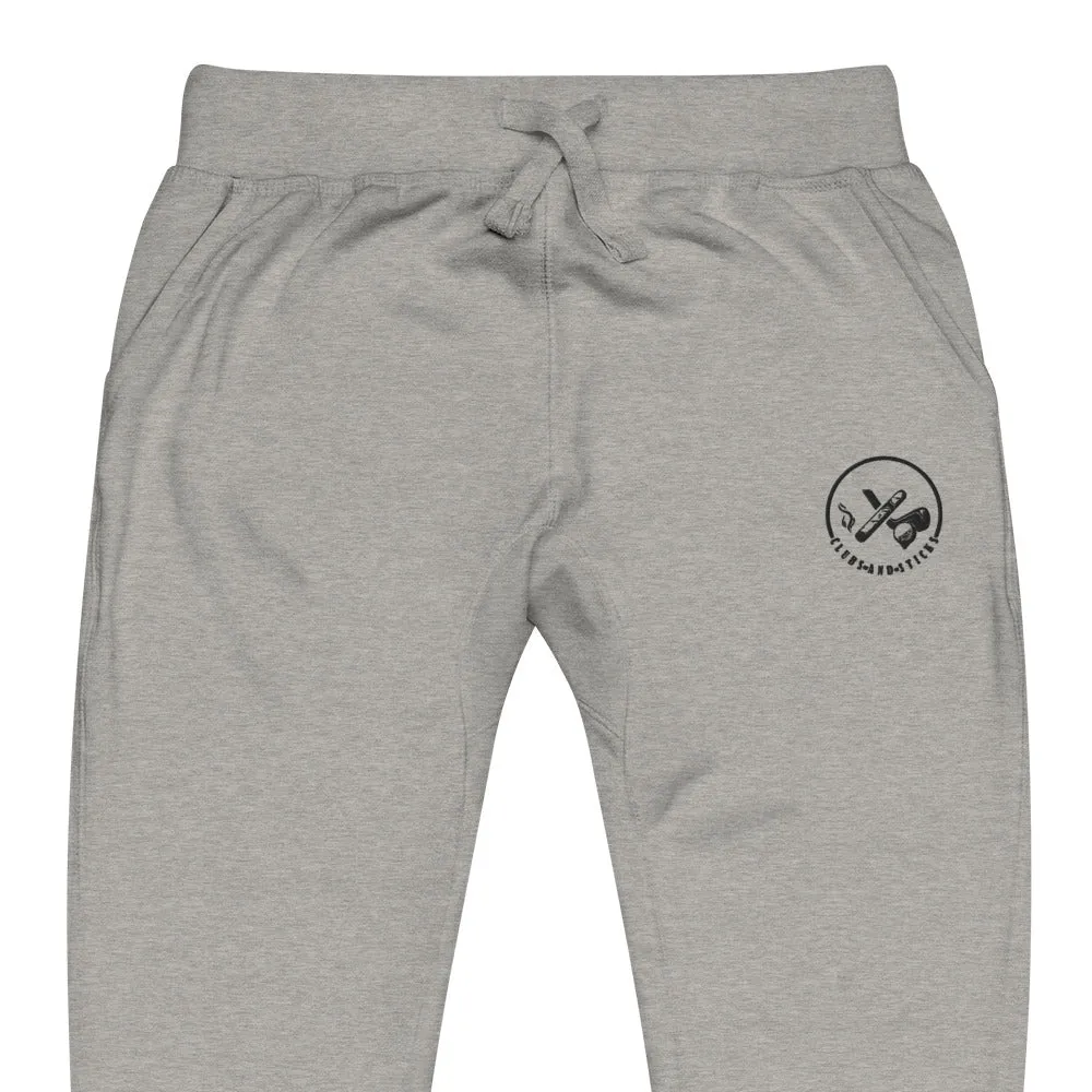 Clubs and Sticks fleece sweatpants