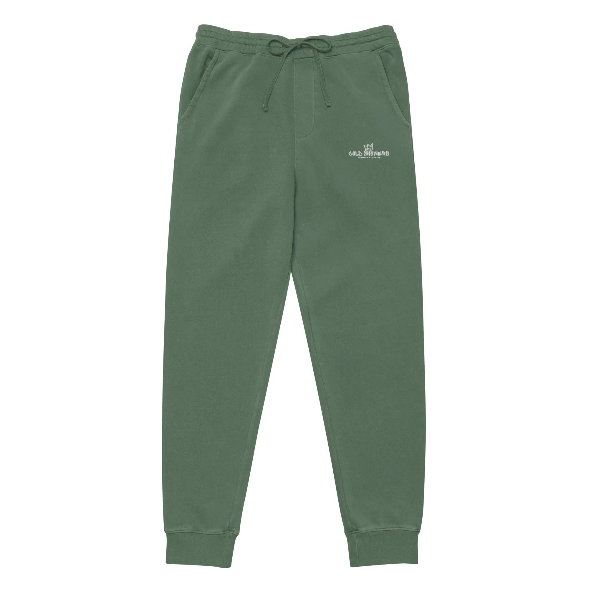 Cold Showers Premium Unisex Sweatpants in Pigment Alpine Green