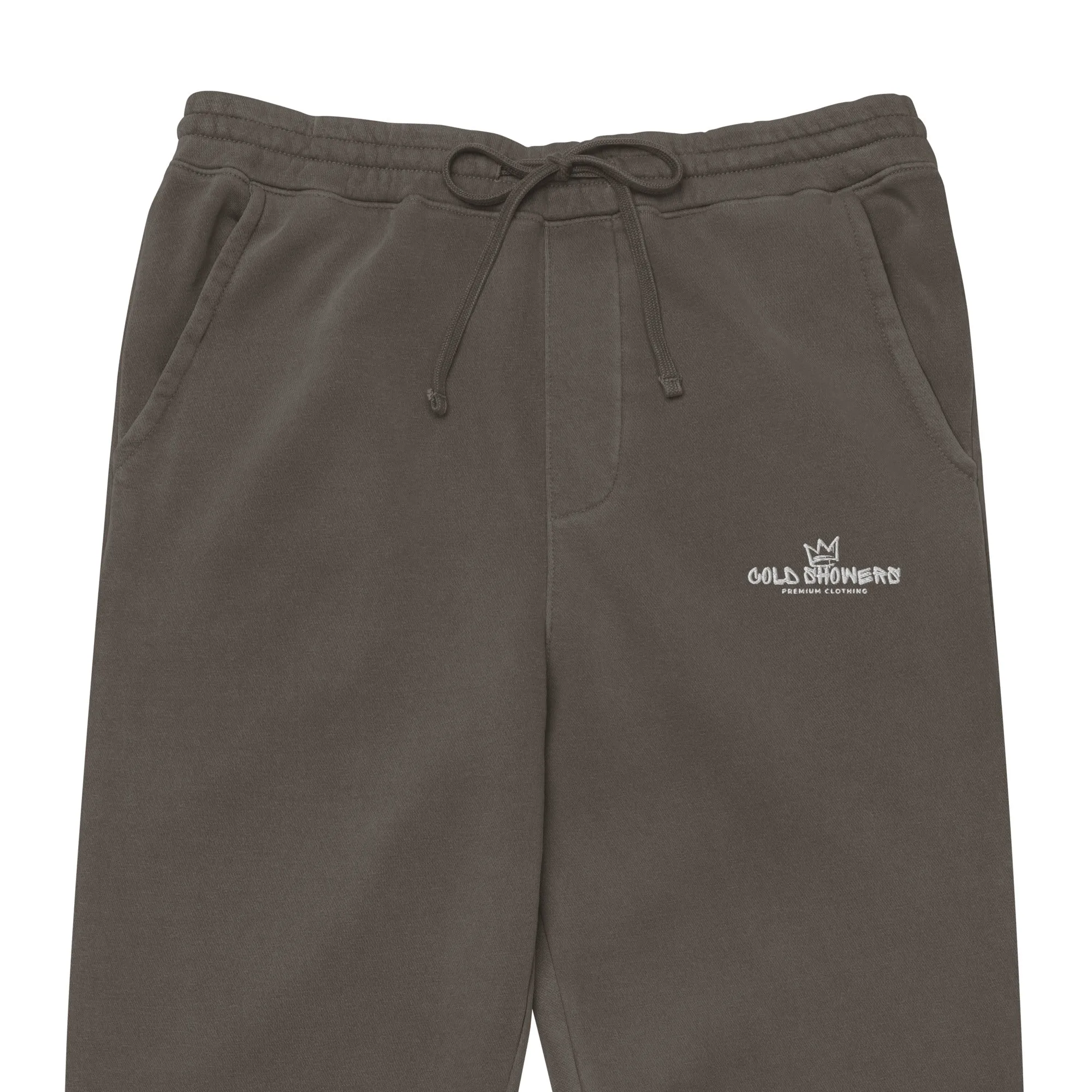Cold Showers Premium Unisex Sweatpants in Pigment Black