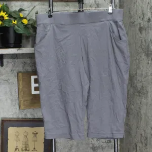 Columbia Womens Knit Active Capri Pants 1671313 Gray 2XL