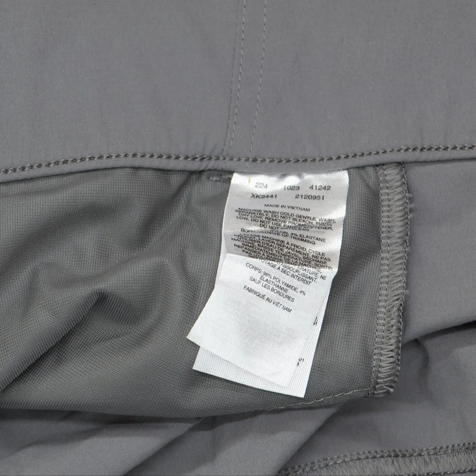 Columbia Womens Knit Active Capri Pants 1671313 Gray 2XL