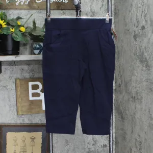 Columbia Womens Pull On Capri Pants 1671313 Navy Blue M