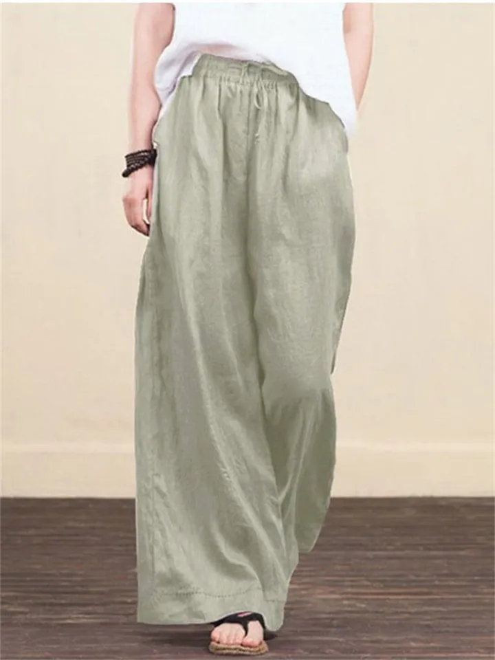 Comfort Wide Leg Loose Holiday Pants for Women
