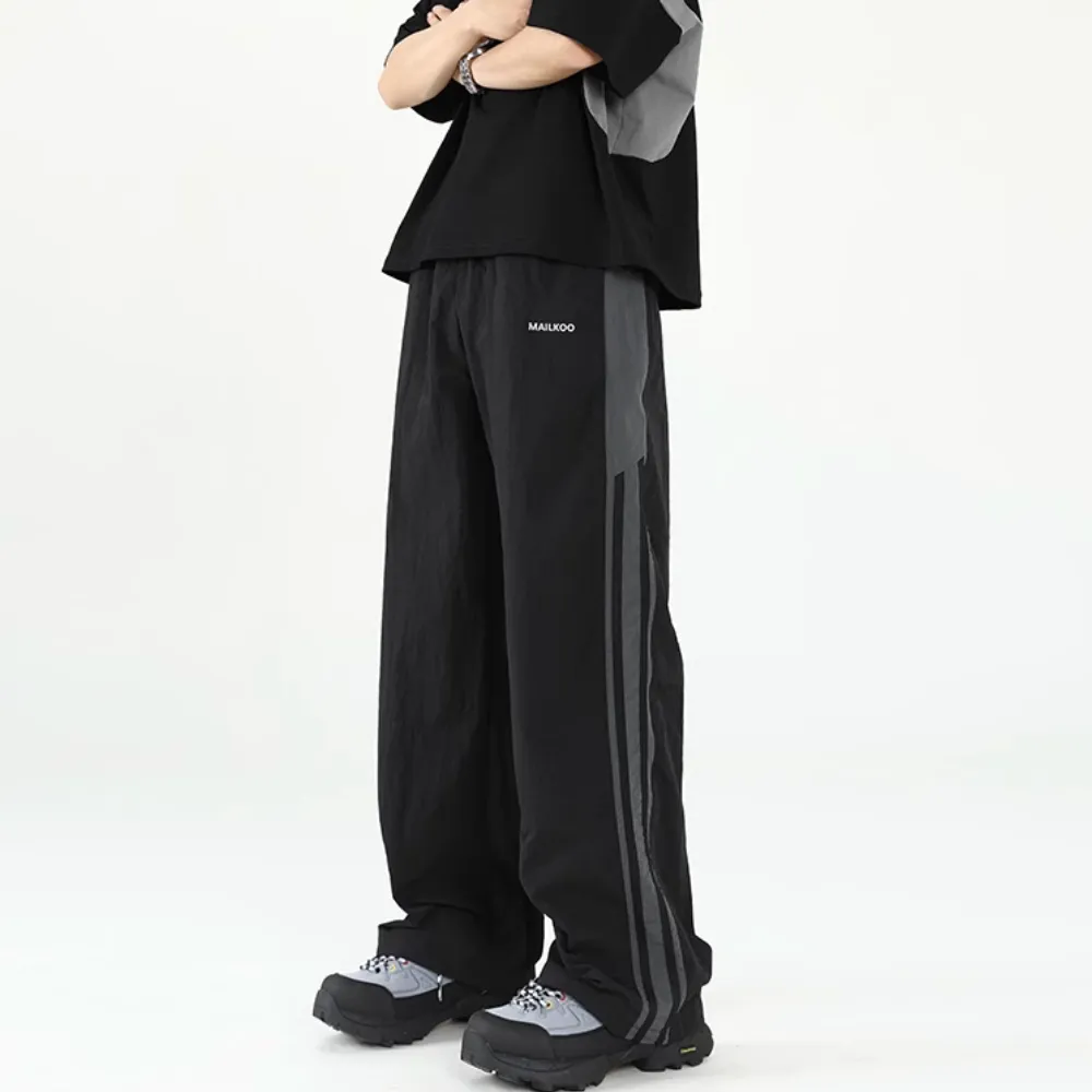 Contrast Color Quick-Drying Sweatpants