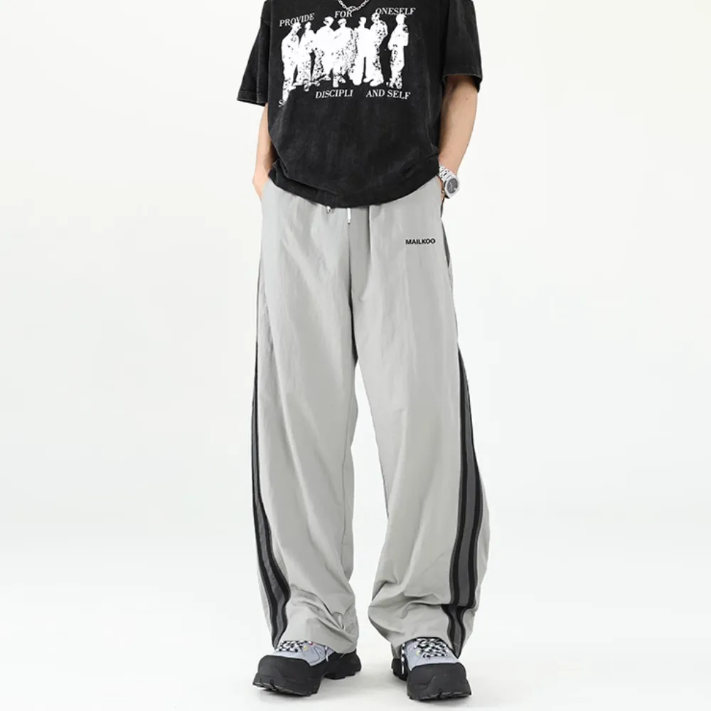 Contrast Color Quick-Drying Sweatpants