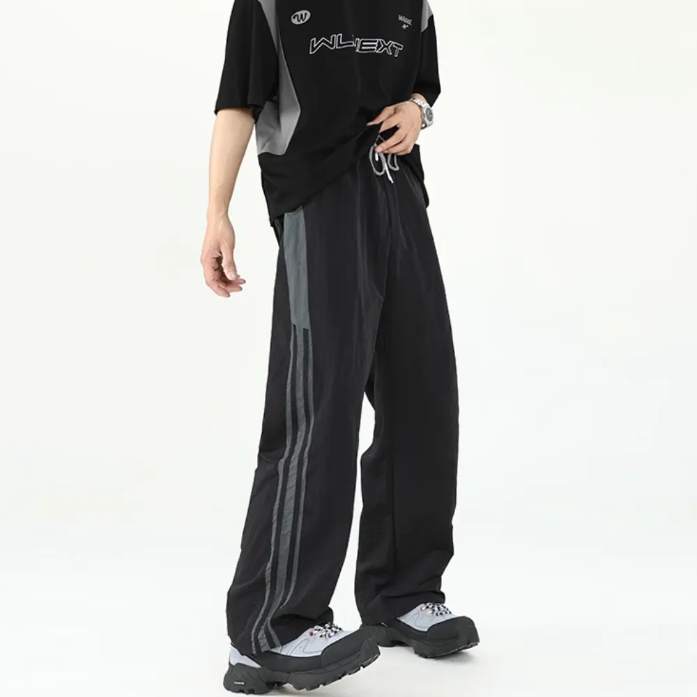Contrast Color Quick-Drying Sweatpants