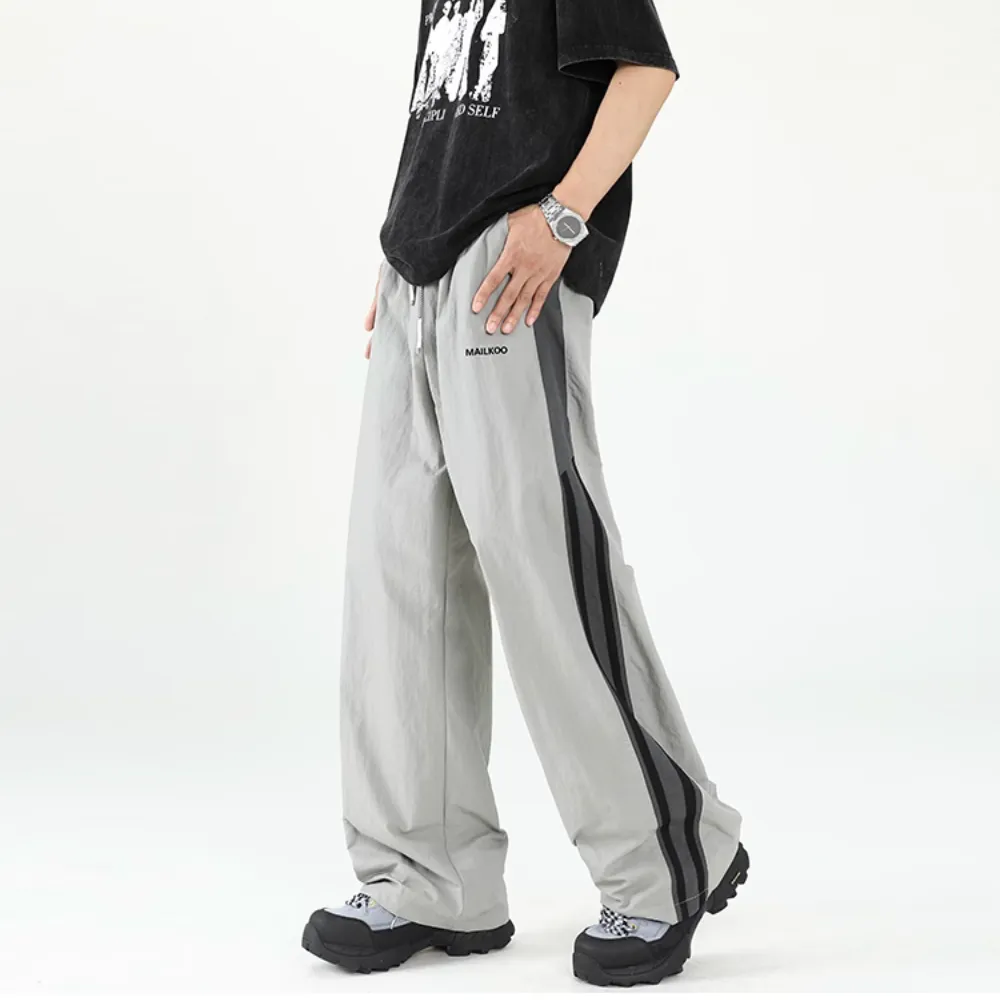 Contrast Color Quick-Drying Sweatpants