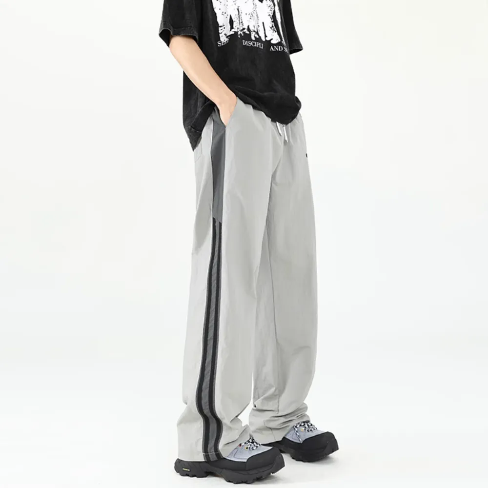 Contrast Color Quick-Drying Sweatpants