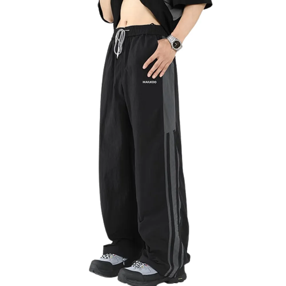 Contrast Color Quick-Drying Sweatpants