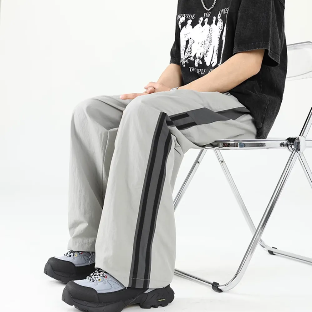 Contrast Color Quick-Drying Sweatpants