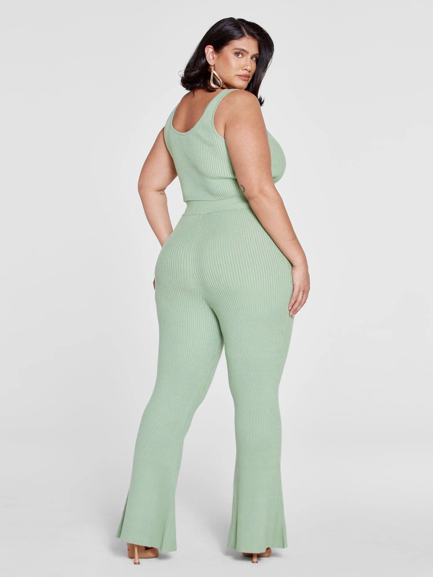 Cordelia Ribbed Knit Pants - Gabi Fresh x FTF