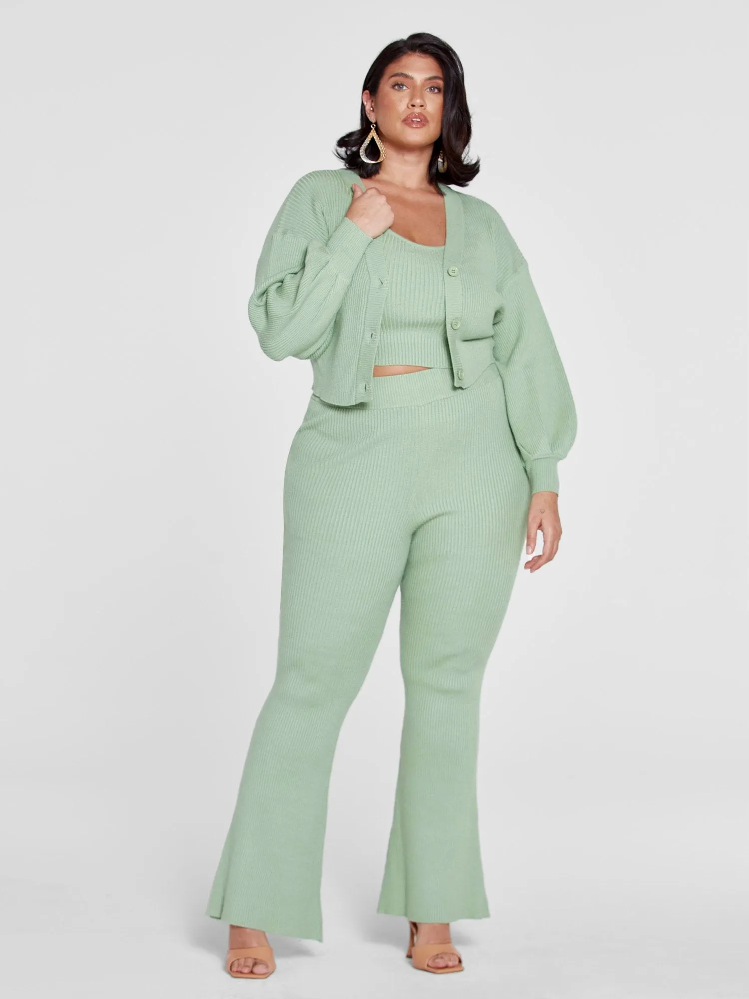 Cordelia Ribbed Knit Pants - Gabi Fresh x FTF