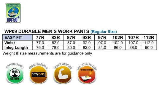 Cordura Durable Work Pants (Stout)