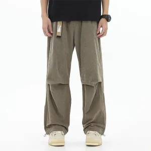 Corduroy Belted Relaxed Fit Pants