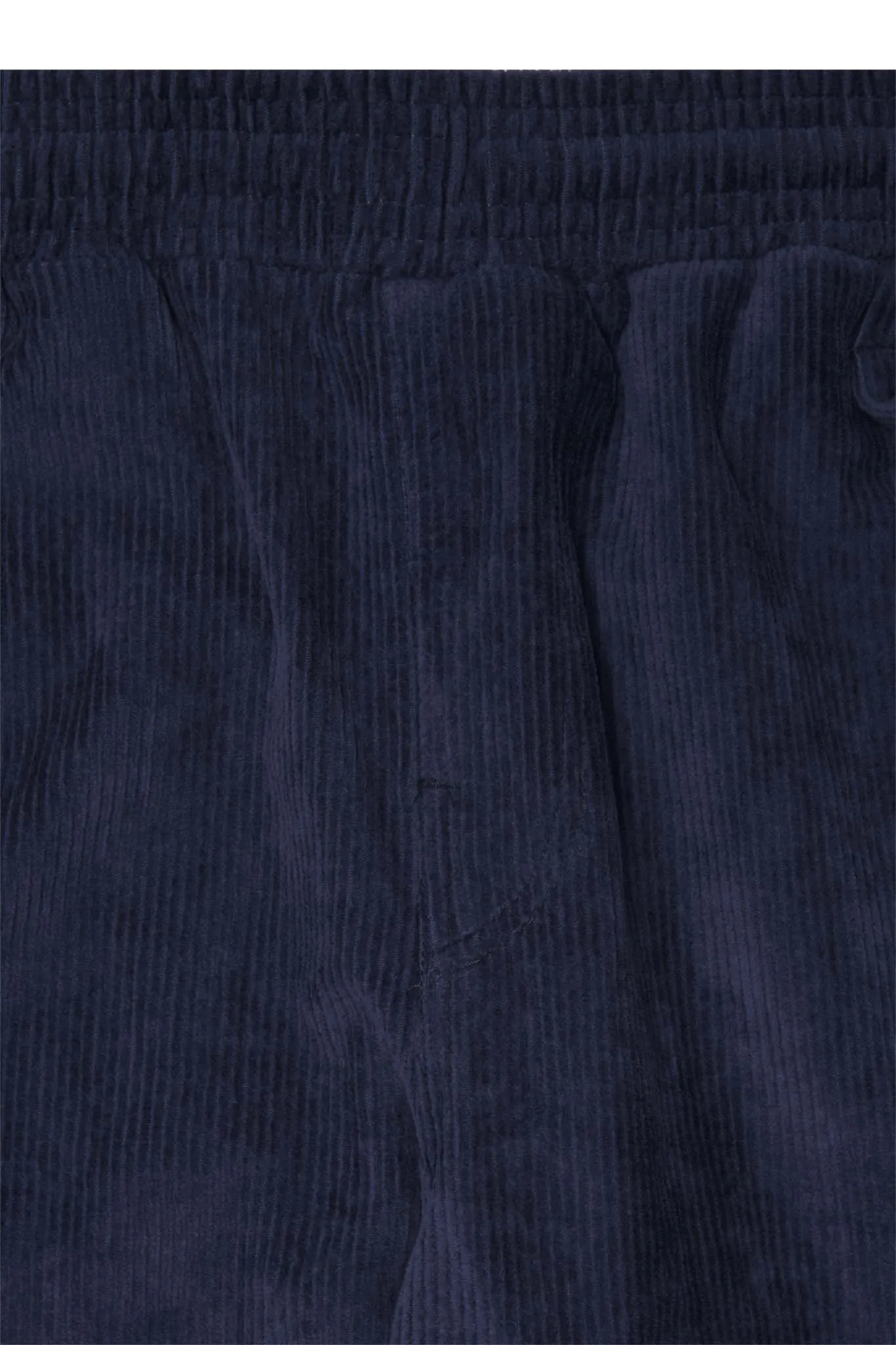 CORDUROY WIDE PANTS IN NAVY