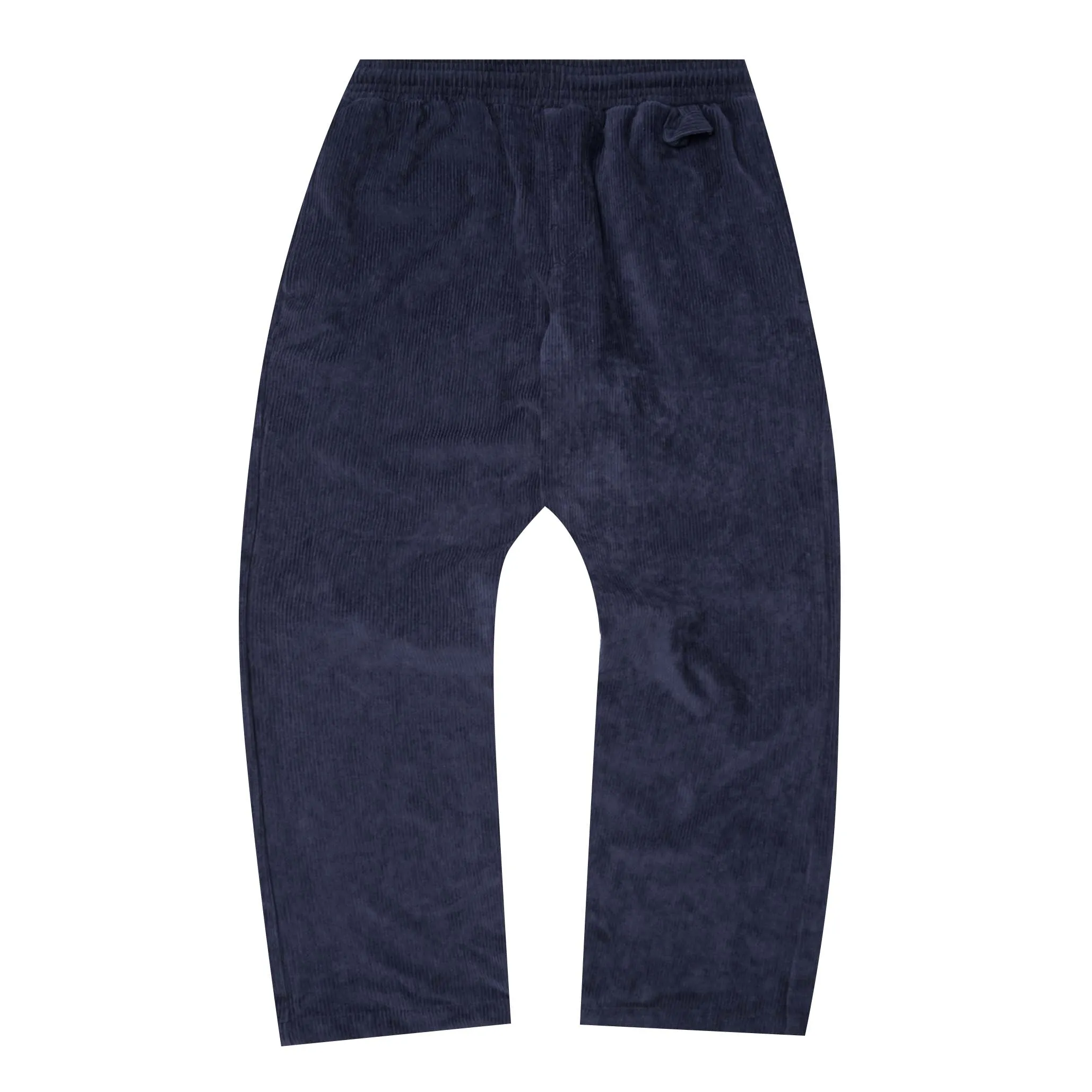 CORDUROY WIDE PANTS IN NAVY
